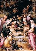 Naldini, Giovanni Battista Lamentation over the Dead Christ oil on canvas